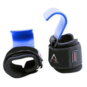 Custom Logo Neoprene Weightlifting Hooks with Palm Guard Gym Fitness Safety <b>Wrist</b> Straps for <b>Weight</b> Lifters - Product Image 3