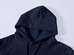 Nuevo Diseño, Sudadera con Capucha para Hombre, Tejido de Punto Sólido, Teñido, con Forro, Logotipo Personalizado, Secado Rápido, Invierno, MOQ Bajo, Venta al Por Mayor - Product Image 4