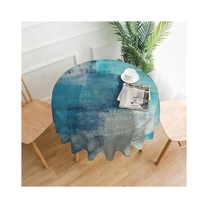 Mantel de Lino 100% Auténtico, Especial de Verano, Impermeable, Duradero, Desechable, Personalizado, Bordado, Diseño Sólido para - Product Image 1