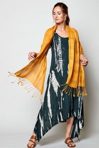 2025 Venta caliente hecho a mano Tie Dye tobillo longitud Boho verano playa Maxi vestido para mujeres vacaciones bohemio señoras vestido - Product Image 4