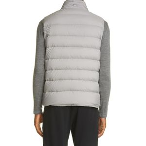 2025 High Street Style Hombres de alta calidad de invierno OEM Bubble Puffer Chaleco Stand Collar Chaqueta sin mangas - Product Image 3