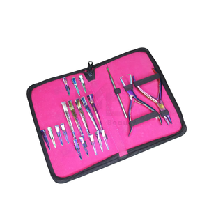 Outils d'extension de cheveux très demandés, kit d'extension de cheveux micro-link avec revêtement en titane, pinces et clips pour usage en salon - Product Image 3
