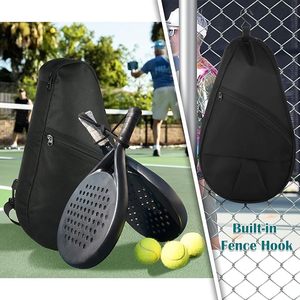 Sac de raquette de pickleball/padel personnalisé en matériau PU imperméable, grande capacité 30-40L, vintage, utilisation en extérieur/intérieur - Product Image 6