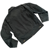 Blouson en jean personnalisé pour homme, grande taille, style urbain, hiver, délavé, respirant, écologique, 100 % coton, sans col