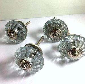 Kenop akrilik bening Vintage antik buatan tangan tinggi sesuai permintaan dengan Set isi 6 buah untuk pasokan lemari dari <span class=keywords><strong>India</strong></span>