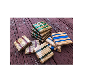 Sous-verre en bois de résine New Look pour bureau et vaisselle, sous-verre en résine pour vente personnalisée - Product Image 4