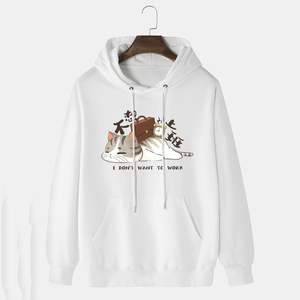 Ropa de calle personalizada del fabricante Basics de gran tamaño, sudadera con capucha de mezcla de algodón 500gsm-480gsm Diseño 2025 Sudaderas con capucha de impresión para hombres - Product Image 1