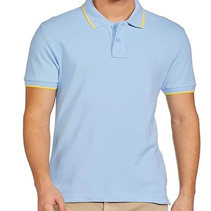 2024 Meilleure vente hommes décontracté Jersey Polo couleur unie col rond bouton à manches courtes vêtements confortables - Product Image 4