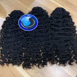 Extensiones de cabello humano caliente rizado birmano Cabello crudo con estructura fuerte Cabello suave y sedoso - Product Image 2