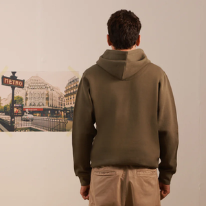 Nuevo OEM Hombres 100% Algodón Grueso Pesado French Terry Alta calidad Plain Oversized Designer Zip up Hoodie Custom logo - Product Image 6