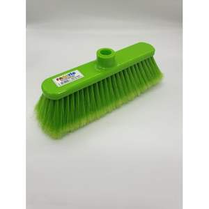 Tête de balai en plastique PP durable, brosse de nettoyage de sol colorée pour la maison et le jardin, balais et pelles à poussière en gros - Product Image 3