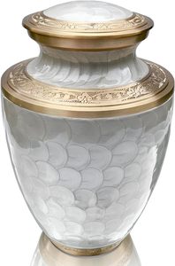 Adult Cremation Urns Modern Handmade Aluminum & Brass for Bulk Distribution - Product Image 4