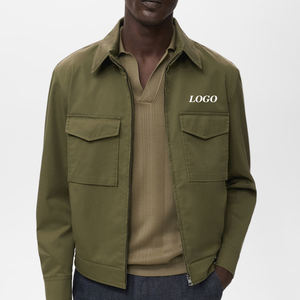 Collection de vestes tendance et à la mode pour hommes, vestes pour hommes OEM, 100% coton, veste bomber pour hommes, streetwear, tissu respirant - Product Image 1