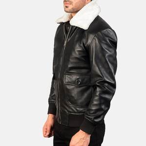 Nouveau design, prix de gros, blouson aviateur coupe-vent pour hommes de différentes couleurs, blousons aviateur d'hiver en polyester de dernière conception - Product Image 3