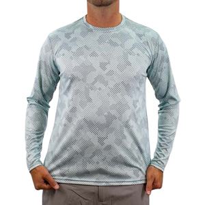 Camisa de pesca de moda superior de calidad personalizable Nuevo diseño Sublimado Impermeable Protección UV Secado rápido Impresión de longitud larga - Product Image 1