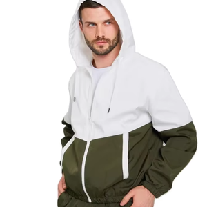 High Quality Windproof Breathable Men's Hooded <b>Tracksuit</b> 2-Piece Active <b>Gym</b> Sports Wear Set Joggers Suits for Winter Season - Product Image 1
