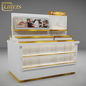 เคาน์เตอร์โชว์น้ำหอมสุดหรูแบบหลายชั้นสำหรับร้านค้า  ตู้โชว์น้ำหอมแบบกำหนดเอง ผู้ผลิตชั้นวางน้ำหอม - Product Image 1