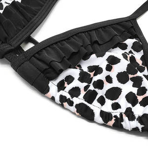 2025 Custom Logo Women's Sexy Swimwear Set <b>Bikini</b> & <b>Beachwear</b> Swimsuit For Girls Stylish Bras For Swimming - Product Image 2