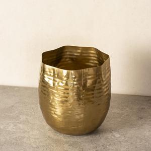 Macetero de oro metálico de lujo para sala de estar, hogar, restaurante, uso al mejor precio de la India - Product Image 3