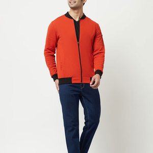 Nouvelle veste bomber pour homme, taille personnalisée, style élégant, logo sur le devant, coupe-vent, hiver, manches longues, style streetwear - Product Image 5