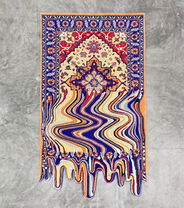 Alfombras de Lana Fina 100% Hechas a Mano de Melting Persia, Alfombras Tufted de Moda para Decoración de Habitaciones Infantiles, Alfombras Personalizables para el Hogar - Product Image 5