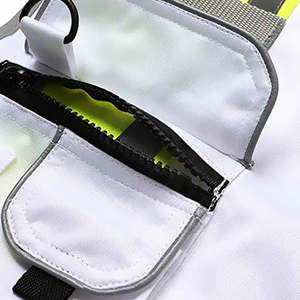 Gilet de sécurité unisexe fabriqué en usine, léger, haute visibilité, couleur et logo personnalisés, gilet de travail de haute qualité - Product Image 5