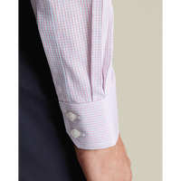 Chemise habillée élégante pour homme, coupe ajustée, manches longues, 100 % coton teint en fil, respirante, à carreaux, pour le bureau et les affaires, OEM/ODM Bangladesh