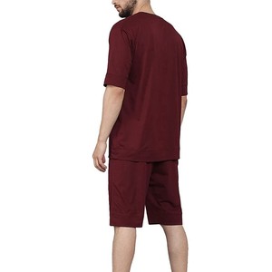 Dernière conception hommes t-shirt ensemble court de haute qualité respirant confortable taux raisonnable vente chaude hommes t-shirt ensemble court - Product Image 3