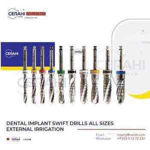 German Implant Manual <b>Power</b> Accessory Kit 1.2-5.5mm External Irrigation Short Bur Dental <b>Drill</b> Made of Steel - Product Image 2
