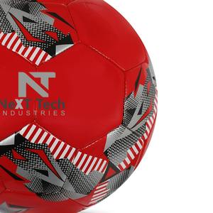 เทคโนโลยีการแข่งขันฟุตบอลไฮบริดแบบมืออาชีพวัสดุพื้นผิว TPU ลูกบอลออกแบบเองและโลโก้ตามสั่ง - Product Image 3