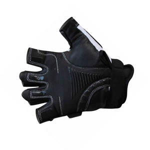 Lightweight Leather Half-Finger Weightlifting Gloves with Custom Logo Printing Fully Customizable at Reasonable Prices - Product Image 5