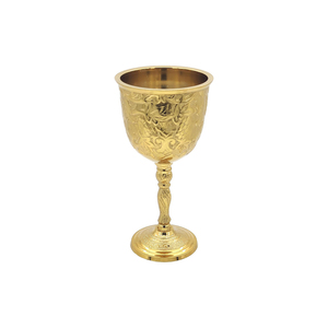 Handmade Solid Brass <b>Goblet</b> | Vintage Royal Decorative Chalice | Elegant Medieval Style Table Decor Cup for Home & Gifting Use - Product Image 4