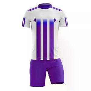 Ensemble de maillots de football respirants de haute qualité, conception d'uniformes personnalisés OEM - Product Image 4