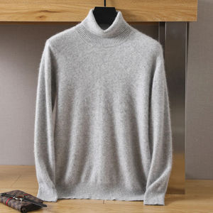 Suéter de Cuello Alto de Punto Grueso para Hombre, Jersey de Invierno para Clima Frío - Product Image 2
