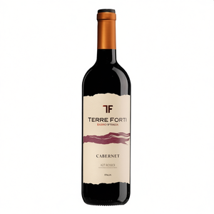 Terre Forti IGT Red <b>Wine</b> 750ml Cabernet 6 Bottles Structured Italian <b>Wine</b> 6 Bottles Per Box - Product Image 2