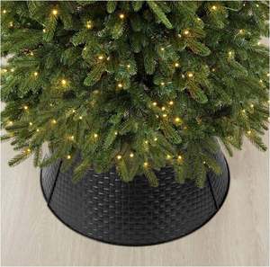 Collar de árbol de metal negro personalizado al por mayor, decoración elegante inspirada en la Navidad, soporte para árbol, decoración para el hogar, Año Nuevo, fiesta de Navidad - Product Image 5