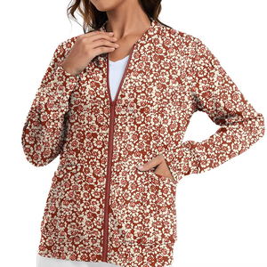 Nouveaux uniformes médicaux d'hôpital pour infirmières, imprimés sur mesure, en polyester, rayonne et élasthanne, blouses extensibles pour femmes - Product Image 3