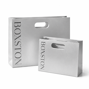 <span class=keywords><strong>Bolsas</strong></span> de Papel para Compras de Ropa y Zapatos, con Logotipo en Relieve de Lujo, Diseño de Moda, Asa Troquelada, Ecológicas y Personalizadas, Gran Venta - Product Image 1