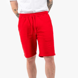 Nouveaux shorts de sport de course à pied pour hommes, mode unie, taille haute, fermeture élastique, design mi-long, respirant - Product Image 2