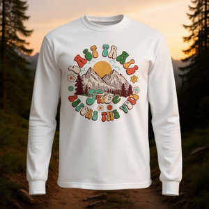 T-shirt à manches longues Last Trail Before the Veil Hiking Nature Bachelorette, T-shirt promotionnel Groovy - Product Image 3