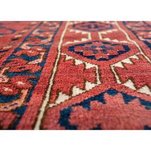 Alfombras de Lana Anudadas a Mano Kiaan, Diseño Geométrico Abstracto Rojo y Naranja, para el Hogar, Entrada, Pasillo, Rectángulo de 9x12, para Adolescentes - Product Image 3