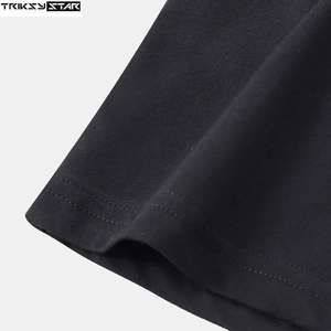 เสื้อทีเชิ้ตผู้ชายผ้าฝ้าย100% พรีเมียมคอกลมแขนสั้นปรับแต่งสีทึบพิมพ์ลายความยาวปกติเป็นมิตรกับสิ่งแวดล้อม - Product Image 3