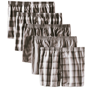 100% algodón tejido ligero Yearn Dyed hombres bóxer personalizado ajuste suelto cómodo desgaste varios colores pantalones cortos de cintura elástica ligera. - Product Image 5