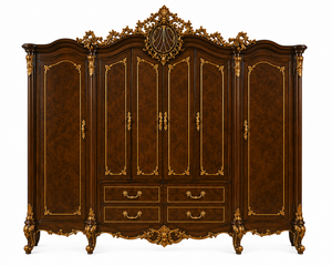 Juego de Cama de Madera de Teca de Lujo Estilo Castillo, Tallado a Mano, Muebles de Dormitorio Reales Duraderos con 5+ Cajones, Fabricante Exportador - Product Image 5