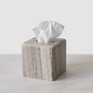 <b>Rustic</b> Resin Tissue Holders Featuring Faux Stone Textures for Adding Natural Charm to Any Room or Workspace - Product Image 3