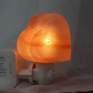 Customized Size Natural Himalayan Salt Hand Carved <b>Lamp</b> Eco-Friendly Beautiful Feng Shui Heart Design Home Decoration Gift - Product Image 2
