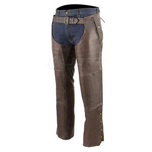 2024 New Hot Sale MenLeather <b>Chaps</b> Solid Color Breathable Best Design <b>Leather</b> <b>Chaps</b> for Sale - Product Image 6