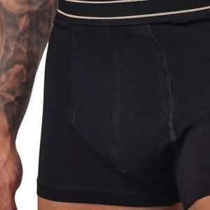 Boxers pour hommes Noire, sous-vêtements en coton extensible respirant, confortables pour un usage quotidien, adaptés à un style de vie décontracté et actif - Product Image 4