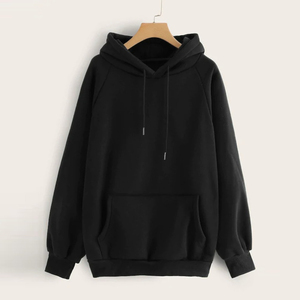 Sudaderas con capucha de gran tamaño de algodón bordado grueso sin cuerdas de fabricante de alta calidad con logotipo personalizado - Product Image 4