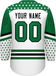 OEM Fast Shipping Custom <b>Ice</b> Hockey Streetwear Jersey Oversized Retro Fit Sustainable Fabric <b>Fan</b> Statement Design - Product Image 3